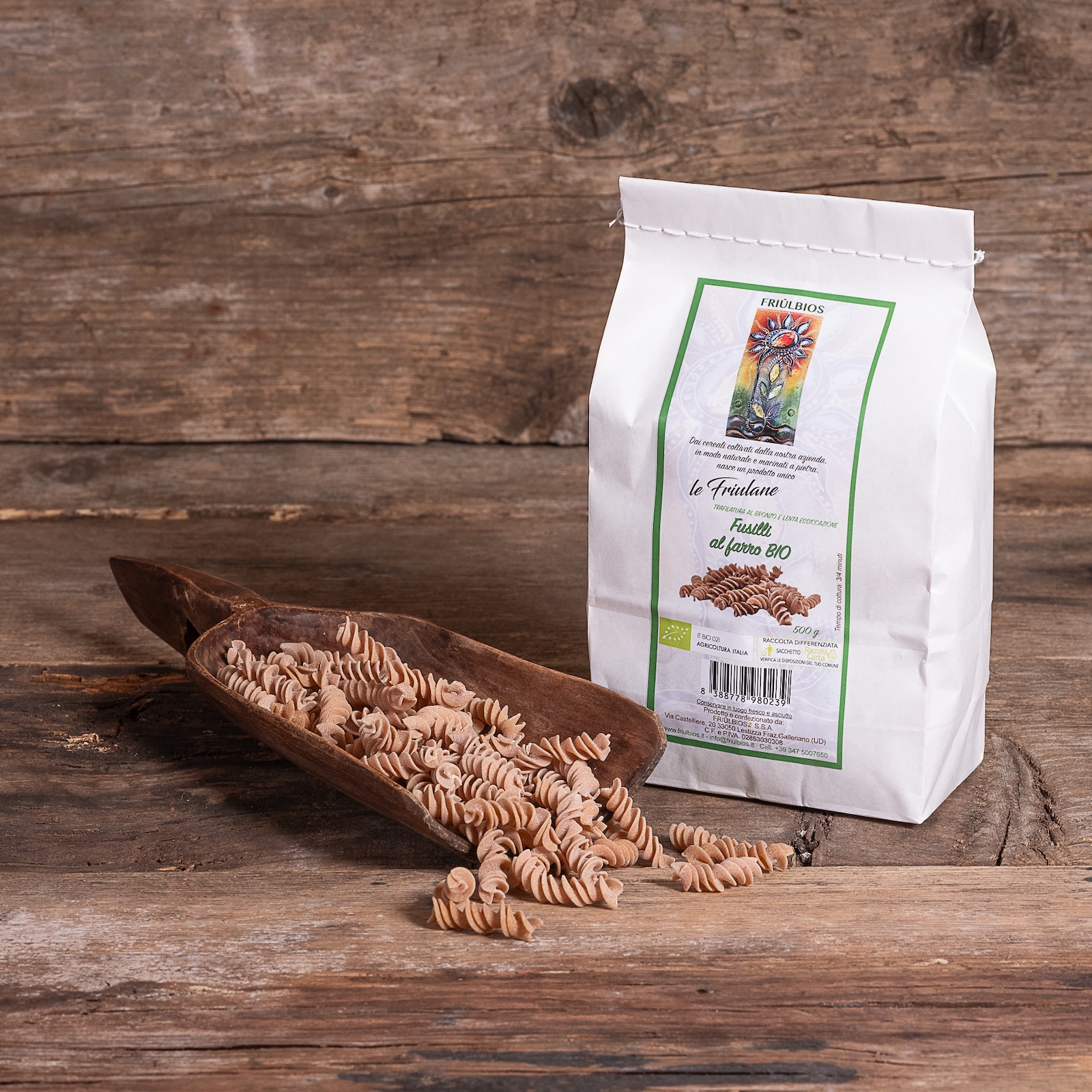 Fusilli al farro bio