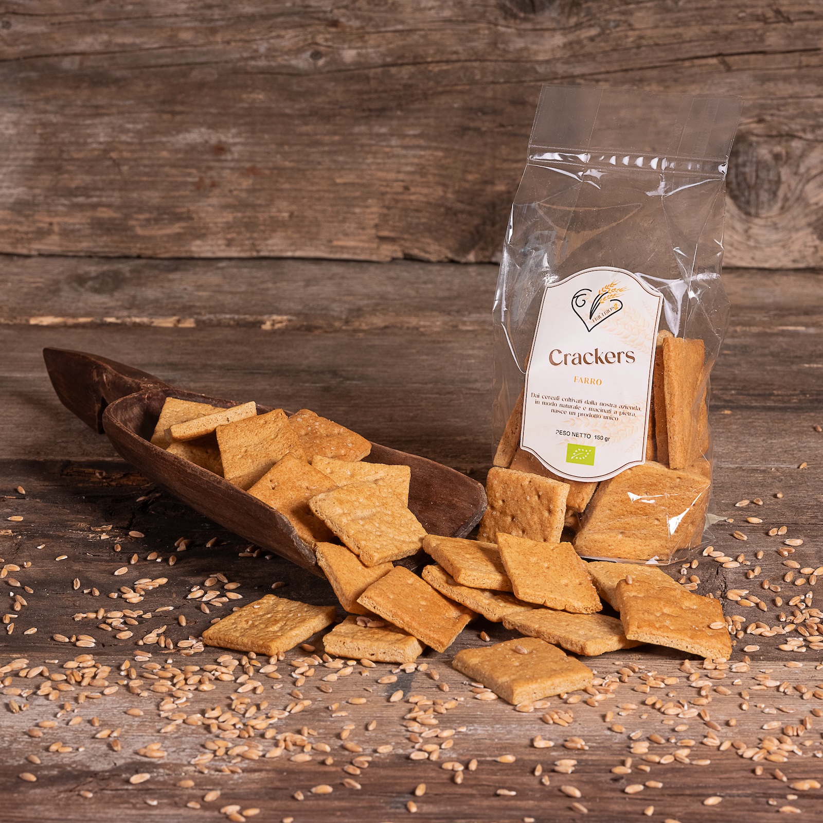 Crackers al farro