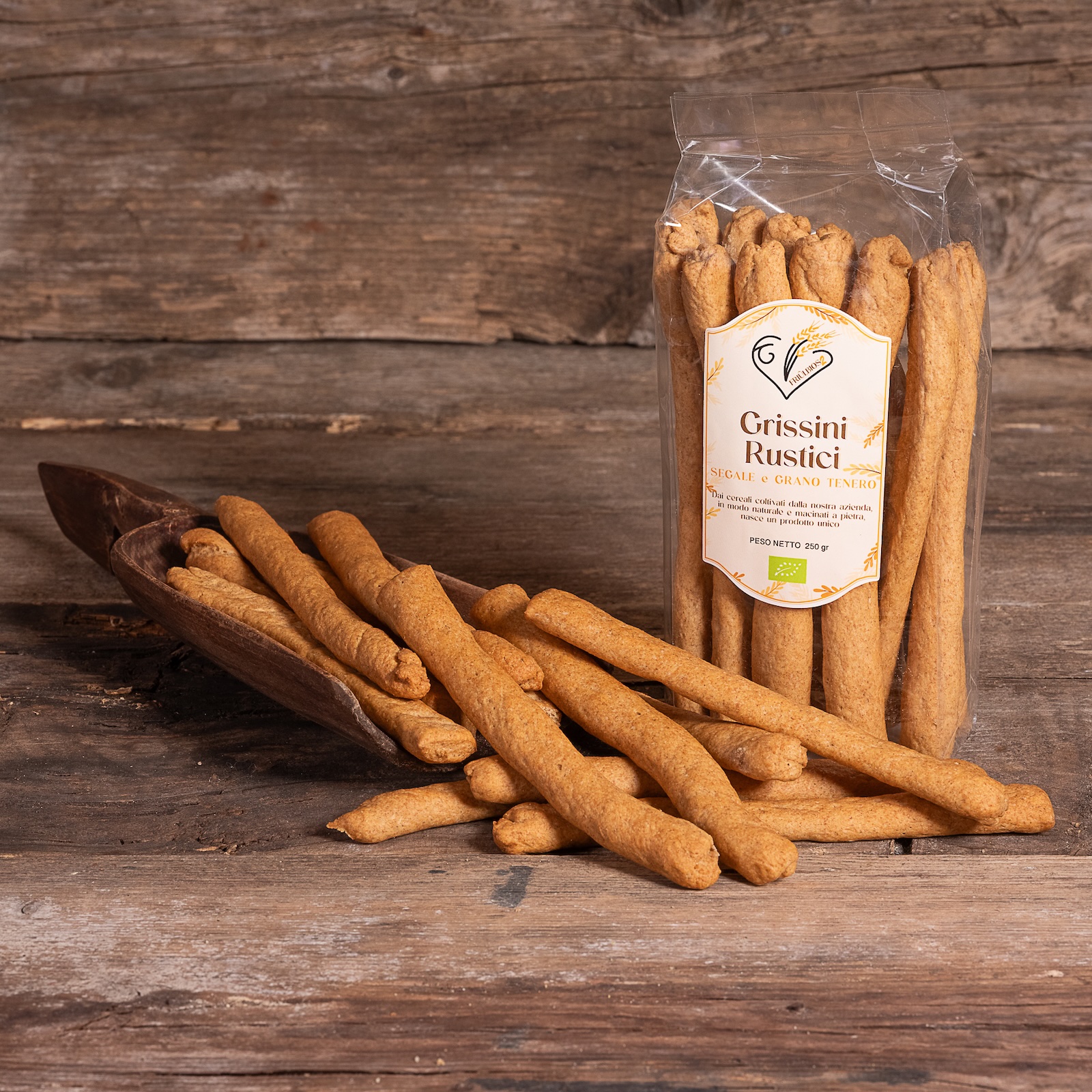 Grissini rustici segale e grano tenero