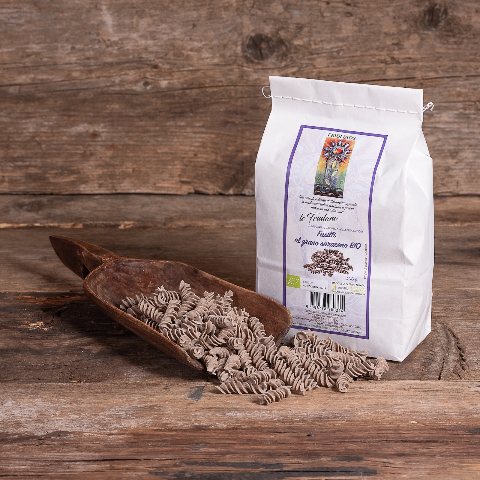 Fusilli al grano saraceno bio